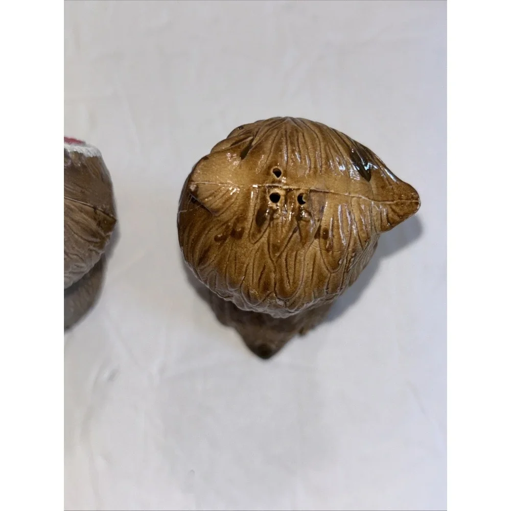 Vtg Angel Owl Salt & Pepper Shakers 3
